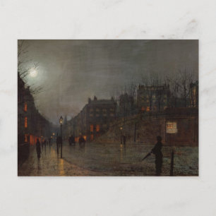 John Atkinson Grimshaw   Thuis Dusk, 1882 Briefkaart