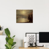 John Atkinson Grimshaw | Whitby (olie op doek) Poster (Thuiskantoor)