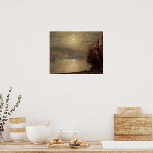 John Atkinson Grimshaw | Whitby (olie op doek) Poster (Keuken)