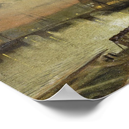 John Atkinson Grimshaw - Whitby Poster (Hoek)