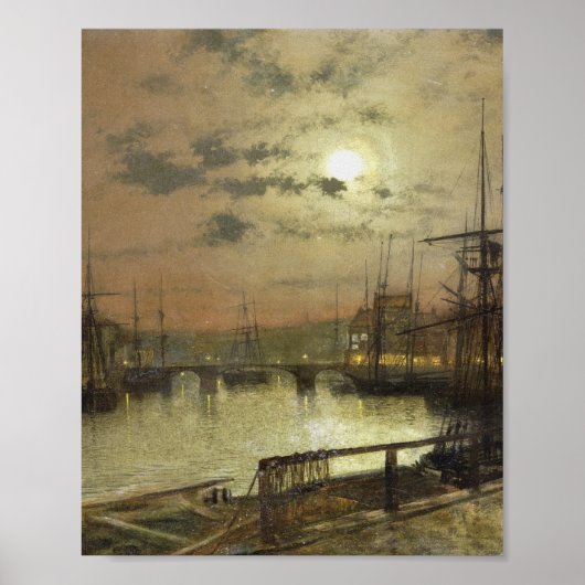 John Atkinson Grimshaw - Whitby Poster (Voorkant)