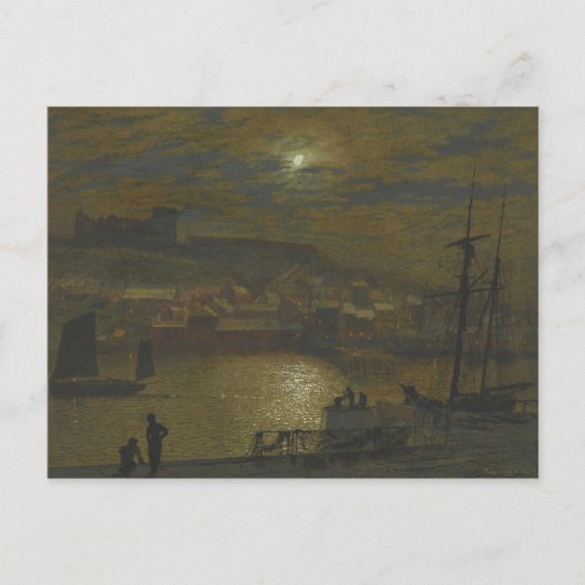 John Atkinson Grimshaw - Whitby van Scotch Head Briefkaart (Voorkant)