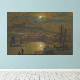 John Atkinson Grimshaw - Whitby vanaf Scotch Head Canvas Afdruk
