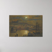John Atkinson Grimshaw - Whitby vanaf Scotch Head Canvas Afdruk (Voorkant)