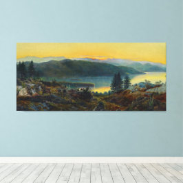 John Atkinson Grimshaw - Windermere  Canvas Afdruk