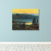 John Atkinson Grimshaw - Windermere Canvas Afdruk (Insitu (Houten vloer))