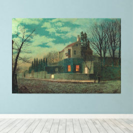 John Atkinson Grimshaw - Yew Court, Scalby  Canvas Afdruk