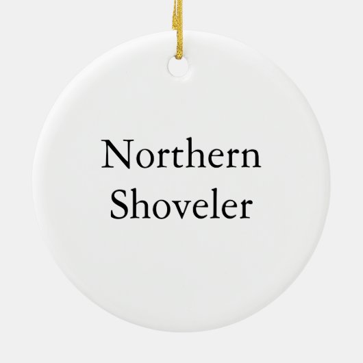 John Audubon Keramisch Ornament (Achterkant)