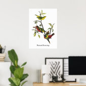 John Audubon Painted Bunting Print (Thuiskantoor)