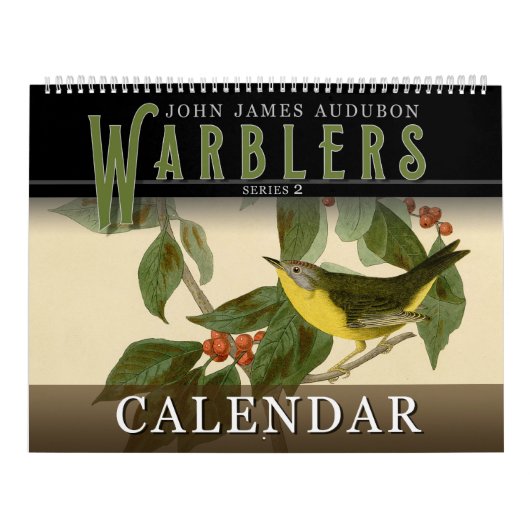 John Audubon Warblers 2 Birds of America Calendar Kalender (Hoes)