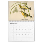 John Audubon Warblers Birds of America Calendar Kalender (Feb 2026)