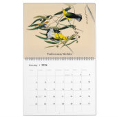 John Audubon Warblers Birds of America Calendar Kalender (Jan 2026)