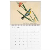 John Audubon Warblers Birds of America Calendar Kalender (Mar 2026)
