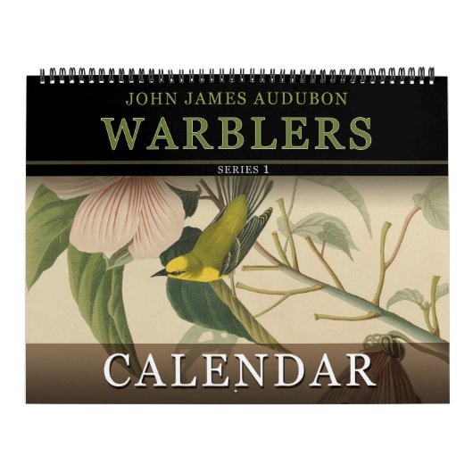 John Audubon Warblers Birds of America Calendar Kalender (Hoes)
