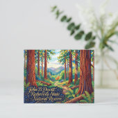John B. Dewitt Redwoods State Natural Reserve Briefkaart (Staand voorkant)