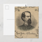 John B. Gordon Briefkaart (Voorkant / Achterkant)