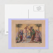 JOHN BAPTIZING JESUS BRIEFKAART (Voorkant / Achterkant)