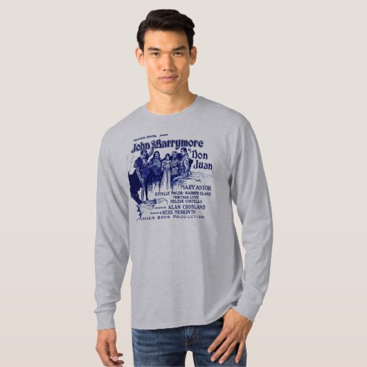 JOHN BARRYMORE DON JUAN T-Shirt (Voorkant volledig)