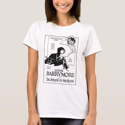 John Barrymore Jekyll Hyde 1920 T-shirt (Voorkant)