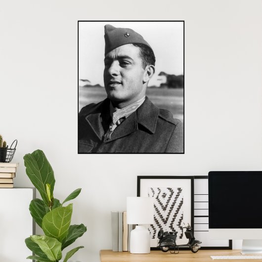 John Basilone - Border Poster (Thuiskantoor)