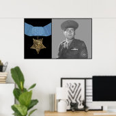 John Basilone en The Medal of Honor Poster (Thuiskantoor)