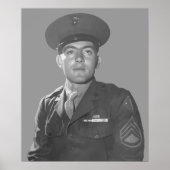 John Basilone — Medal of Honor Recipient Poster (Voorkant)