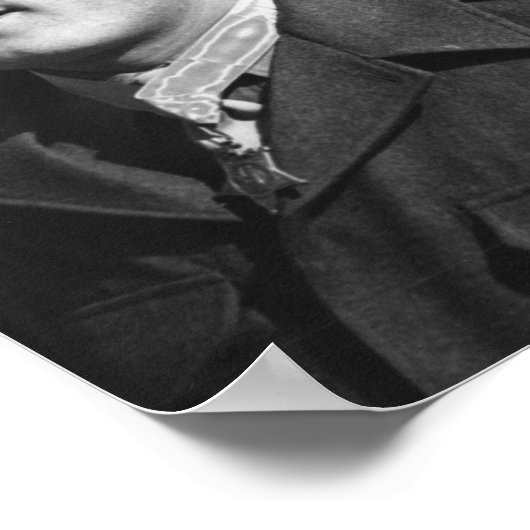 John Basilone Portrait Poster (Hoek)