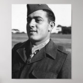 John Basilone Portrait Poster (Voorkant)