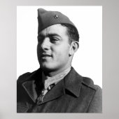 John Basilone - WW2 Hero Poster (Voorkant)