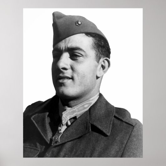 John Basilone - WW2 Hero Poster (Voorkant)