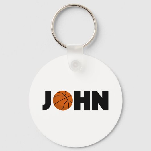 John Basketball Sleutelhanger (Voorkant)
