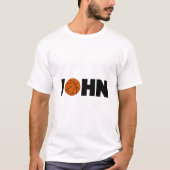 John Basketball T-shirt (Voorkant)