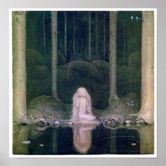 John Bauer (1913) Tuvstarr Poster (Voorkant)