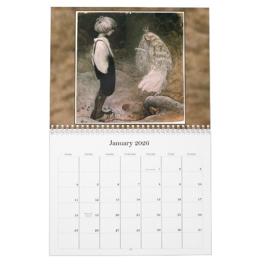 John Bauer 2011 Wall Calendar Kalender (Jan 2026)