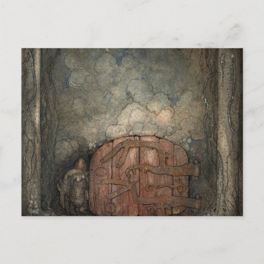 John Bauer - Bergaporten Briefkaart (Voorkant)