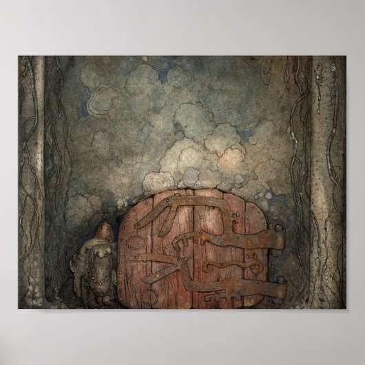 John Bauer - Bergaporten Poster (Voorkant)