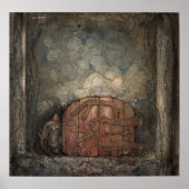 John Bauer - Bergaporten Poster (Voorkant)