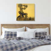 John Bauer Blew op de hoorn Canvas Afdruk (Insitu (Slaapkamer))