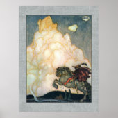 John Bauer Castle of Rosy Clouds Poster (Voorkant)