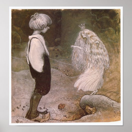 John Bauer Changed by magic Poster (Voorkant)