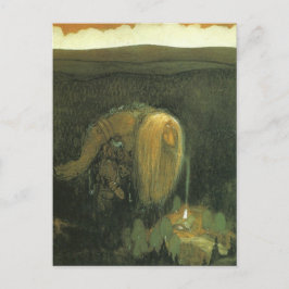 John Bauer De Bosttrol Kunst Briefkaart