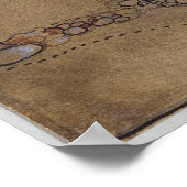 John Bauer - De jongen die nooit bang was Poster (Hoek)