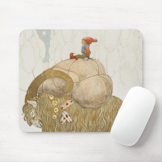 John Bauer - De kerstgeit Muismat (Met muis)