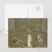 John Bauer - De prinses en de rollen Briefkaart (Voorkant / Achterkant)