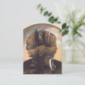 John Bauer - Een oude bergtroll Briefkaart (Staand voorkant)