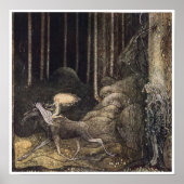John Bauer Elk Cotton Poster (Voorkant)