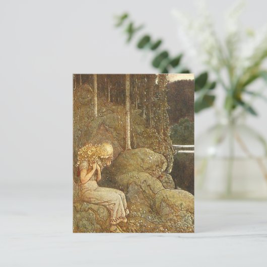  John Bauer Fantasy/Fairy Tale Art Briefkaart (Staand voorkant)