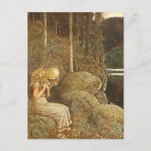  John Bauer Fantasy/Fairy Tale Art Briefkaart (Voorkant)