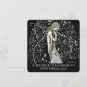 John Bauer Flora Decoratieve bloemen Birthday-kaar Kaart (Voorkant / Achterkant)