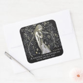 John Bauer Flower sprinkle CC1149 Celebrations Vierkante Sticker (Envelop)